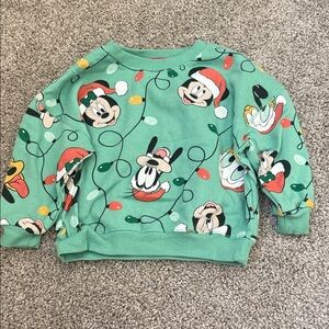 Kids Green Cartoon Character Sweatshirt